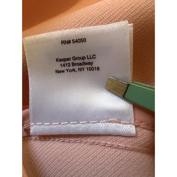 ANNE KLEIN OPEN FRONT NOTCH LAPEL BLAZER IN PINK NWT WOMEN'S SIZE PETITE LARGE - Picture 14 of 14